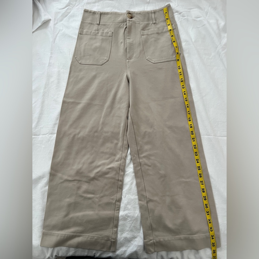 Jones New York cream wideโ leg pants in size 8 - Picture 6 of 9